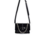 Silver Polo  Kadın Çapraz Çanta 1148-47678 SILVER POLO ÇAPRAZ Kadın ÇANTASI M158 SİYAH-NOVA SİYAH