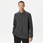 Nautica Erkek Gri Classic Fit Uzun Kollu Polo Yaka T-Shirt