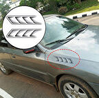 Araba Stili 3d Sahte Havalandırma Delikleri Dekoratif Çıkış Yan 2