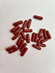 1000 Adet Kırmızı 1 Numara Boş Kapsül – Gıda ve İlaç Dolumu İçin Uygun
