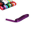 Mor Renkli Saten Kurdela 1 cm kalınlıkta 10 mt Hediye ve Süsleme Şeridi