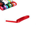 Kırmızı Renkli Saten Kurdela 1 cm kalınlıkta 10 mt Hediye ve Süsleme Şeridi