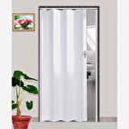 Akordiyon Kapı Beyaz 85X203