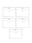 Pvc Yaka Kartlığı Yaka Kartı Kılıfı Kart Koruyucu 9,5x7 cm - 5 Adet