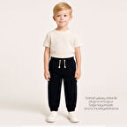 Erkek Çocuk Kargo Cepli Paçası Beli Lastikli Jogger Pantolon