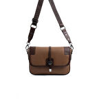 Silver Polo  Kadın Çapraz Çanta 1182-48034 SILVER POLO ÇAPRAZ Kadın ÇANTASI M86 KARAMEL-MAT KAHVE