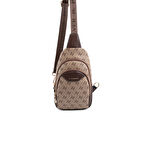 Silver Polo  Kadın Bel Çantası 959-48062 SILVER POLO FREEBAG M178 KOYU BEJ-MAT KAHVE