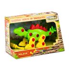 Yapı seti dinozor ''Stegosaurus'' (30 element) (kutuda)