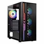 BitFenix Apollo 1200W 80+ Altın USB 3.2 ARGB ATX Mid Tower Siyah Kasa