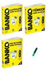 LGS 8. Sınıf Banko Serisi Matematik Türkçe ve Fen Bilimleri 3lü Set Soru Bankaları