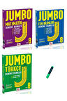 LGS 8. Sınıf Jumbo Serisi Matematik Türkçe ve Fen Bilimleri 3lü Set Denemeleri