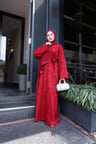Kadın Sahar Luxe Abaya Ferace & Şal - Standart Beden & Farklı Boy		