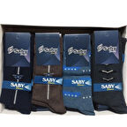 24 ADET MEVSİMLİK EKONOMİK ÇORAP 40-45 UYUMLU