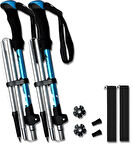 Monozone  2li Katlanabilir Yürüyüş Batonu Kayak Batonu Hafif  Alüminyum Trekking Tırmanma Baston Kamp
