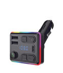 Araç Fm Transmitter Bluetooth Usb Mp3 Sd Kart M48