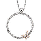 Harem Altın 18 Ayar Altın Pırlanta Kelebekli Daire Kolye 48561