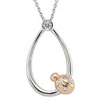 18 Ayar Altın Pırlanta Damla Uğur Böceği Kolye 48567-1