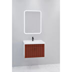 
Alice 65 Cm Banyo Dolabı Cmr Led Aynalı - Boy Dolap Hariç