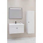 
Alice 80 Cm Banyo Dolabı Lvn Led Aynalı - Boy Dolap Dahil