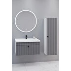 
Alice 80 Cm Banyo Dolabı Orz Led Aynalı - Boy Dolap Dahil