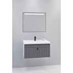 
Alice 80 Cm Banyo Dolabı Lvn Led Aynalı - Boy Dolap Hariç