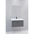 
Alice 80 Cm Banyo Dolabı Bgn Aynalı - Boy Dolap Hariç