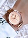 Ferro Rose Gold Renk 3 Atm Suya Dayanıklı Çelik Kordon Özel Tasarım Kadın Kol Saati BFL21250AWT-C4