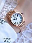 Ferro Rose Gold Renk 3 Atm Suya Dayanıklı Çelik Kordon Özel Tasarım Kadın Kol Saati BF2720AWT