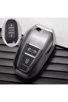 Citroen C4X Sustasız Anahtar Kılıfı Şeffaf