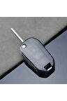 Peugeot 301 208 307 308 2008 3008 Elysee Şeffaf-Füme Sustalı Anahtar Kılıfı