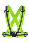 Pratik Tokalı İkaz Yeleği Yüksek Görünürlük Fosforlu Yelek Konforlu Kullanım
