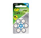 GP ZA675 PR44 1.4V İşitme Cihazı Pili 6'lı Kart