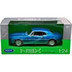 Pontiac Firebird Mavi Model Metal Araba 1:24 1967