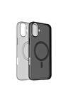 Lite CaseForm Magnetic Case iPhone 16 Plus (Transparent Black)