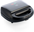 GREENPAN GREENLIFE TOST WAFFLE PANINI MAKİNESİ SİYAH 750 W - CC007927-001