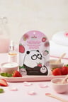 We Bare Bears Lisanslı Çilek Özlü Meyveli Nemlendirici Kağıt Maske Panda Serisi