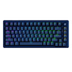 GameRaider K1 HE Dark Blue Ultra-Fast Lime Manyetik Switch 8K Hz Türkçe Kablolu Gaming Klavye