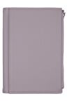 Zipco Yumuşak Koruyuculu Fermuarlı Cepli Çizgili Blok Not Defteri 14x20 cm Lila