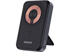 PHILIPS DLP2716Q/00 10.000 mAh 20W MagSafe Wireless Standlı Powerbank 1xUSB-C Siyah