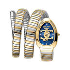 JUST CAVALLİ Bİ COLOR KORDON LACİVERT KADRAN ŞIK KADIN KOL SAATİ