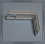 NİVEMESHOME AYAK TIRNAKLI ZEBRA PERDE DUVAR MONTAJ APARATI BOYALI L AYAK 12 CM