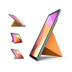 Novoo RT10 Açı Ayarlı Katlanabilir 10" inç ve Üzeri için Ultra Slim Tablet Standı Turuncu