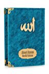 20 ADET - Ekonomik Kadife Kaplı Yasin Kitabı - İsme Özel Plakalı - Cep Boy - Petrol Renk - Mevlit Hediyeliği