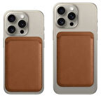 Magsafe Animasyonlu Deri Cüzdan 12-13-14-15 Modelleri İle Uyumlu