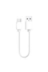 Çok kısa Hızlı şarj veri,data beyaz şarj kablosu Usb-c to type-c 20cm beyaz (12W Hızlı Şarj Desteği)