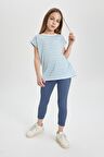 DeFacto Kız Çocuk Midi Seamless Tayt C1532A824SMIN247