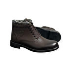 Taşpınar %100 Hakiki Deri Erkek Günlük Kışlık Rahat İçi Kürklü Fermuarlı Bot 40-44