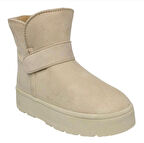 GLIESE Kadın Platform Kalın Taban Günlük İçi Kürklü Ayağı Üşütmez Bot & Bootie 36-40