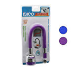 METAL - RENKLİ SİLİKON KAPLI KUBAR - BATARYA BORUSU TOPAÇ BAŞLIK= KADEMELİ 360 DERECE YAYLI VAKUMLU AMBALAJ (4915)