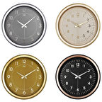 GALAXY PREMİUM  1975-FG-AC-TA-KR SERİSİ  DUVAR SAATİ  KASA=SİYAH-İ.YEŞİL-GOLD-FÜME ÇERÇEVE:BAKIR-GOLD-KREM-GRİ (4915)